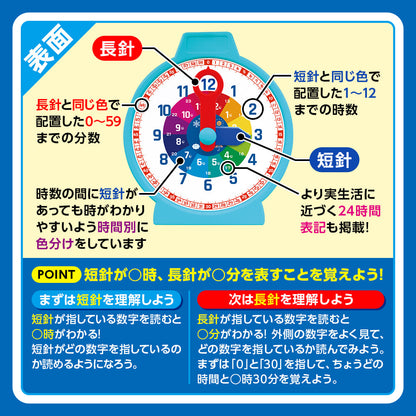 いま、なんじ？がわかるようになる！はじめてのとけいセット